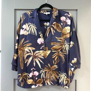 Vince Silk Tropical Shirt